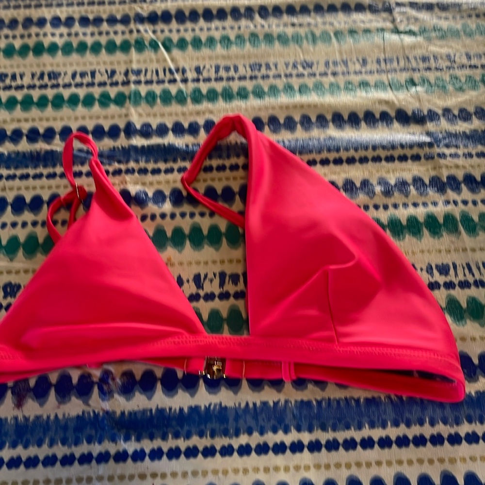 Hot pink bikini top